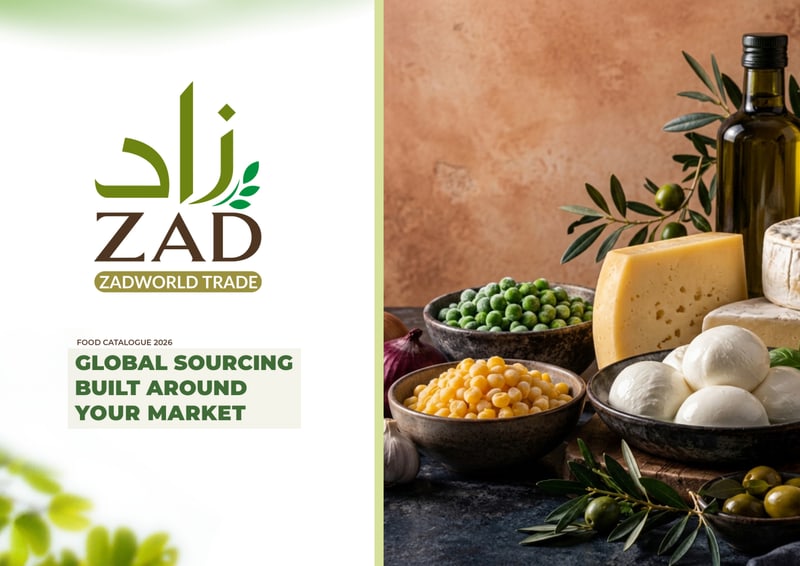 Cover of the ZADWORLD Food Catalogue 2026